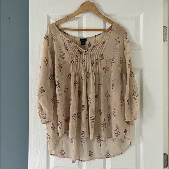 torrid Tops - Torrid 3/4 Sleeve Blouse 2X